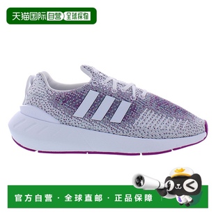 白色侧拉链设计平底潮流经典 美国直邮Adidas阿迪达斯女款 运动鞋