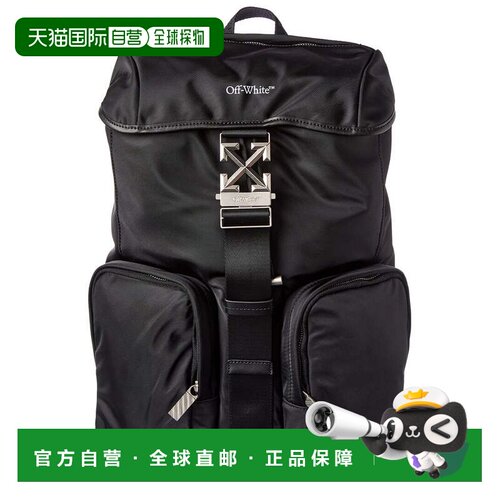 自营Off-White Drawstring Backpack - Black 双肩包美国直发奥莱