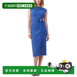 自营Trina Turk Evelyn Midi Dress - blue 美国奥莱直发连衣裙