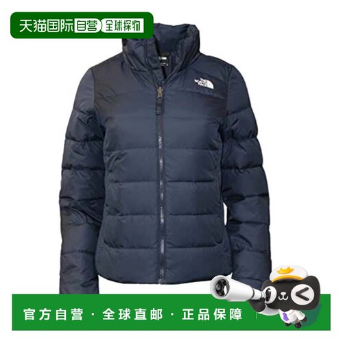 自营The North Face Flare II Puffer夹克女士蓝色羽绒绝缘KFC584
