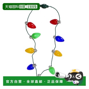 自营Northlight 16 in. Flashing Retro Bulb Christmas Necklac