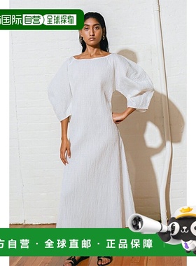 自营Mara Hoffman Cecilia Midi Dress - white 美国奥莱直发