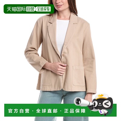自营EILEEN FISHER西装外套-棕色 美国奥莱直发