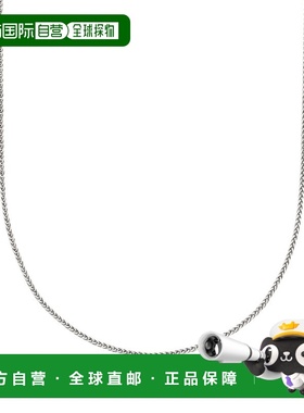 自营 Ross-Simons 1mm 14kt 白金可调节小麦链项链 - 白色 美国奥