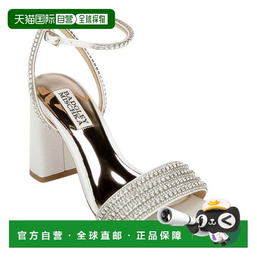 自营Badgley Mischka Becca凉鞋-象牙 美国奥莱直发