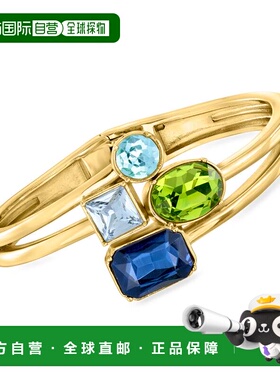 自营Ross-Simons 14kt Yellow Gold-Plated Bangle Bracelet With