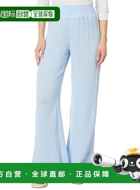 自营Michael Stars Susie Pants Women's   Water Smocked Mid-Ri