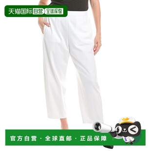 白色休闲裤 Plus脚踝灯笼裤 美国奥莱直发 FISHER 自营EILEEN