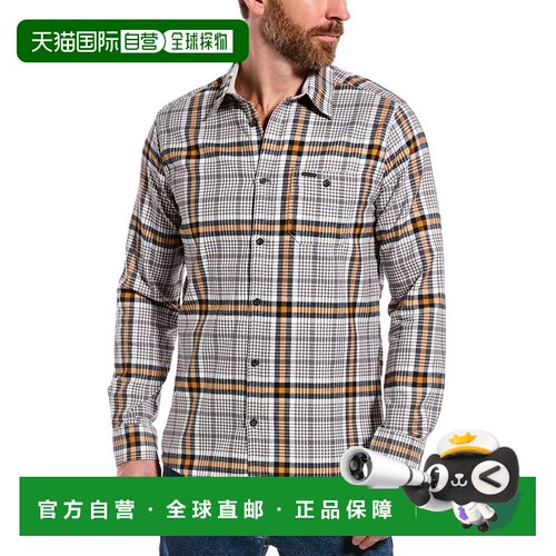 自营point zero点零轻刷法兰绒衬衫-灰色 美国奥莱直发
