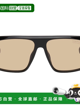 1h可退 香港直邮潮奢 Tom Ford 汤姆 福特 男士 黑色 Turner 太阳