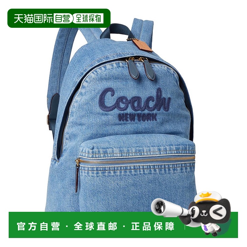 1h可退 【美国直邮】coach 女士 双肩包蔻驰背包新款