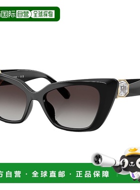 自营Swarovski  SK 6047 10018G 54mm Womens Cat-Eye Sunglasses