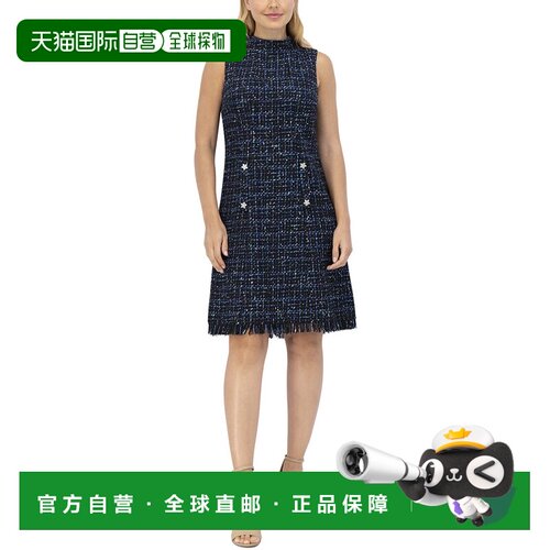 自营Eliza J a字连衣裙-黑色 美国奥莱直发