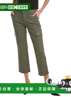 自营 7 For All Mankind Logan 涂层工装牛仔裤 - 绿色 美国奥莱