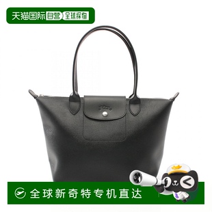 Pliage帆布皮革手提包 自營(yíng) 黑色 Longchamp 美國(guó)奧萊直發(fā)