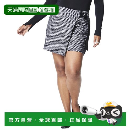 自营SPANX Ponte Wrap Mini Skort - Black 美国奥莱直发性感