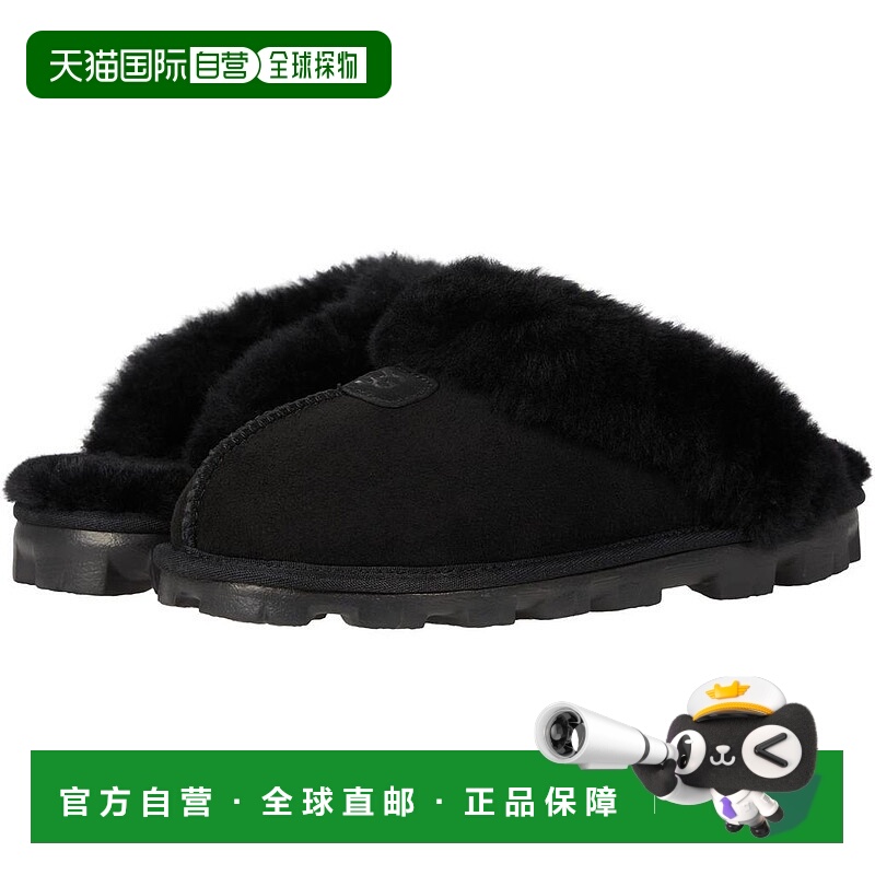 美国直邮UGG 时尚休闲鞋女士拖鞋进口皮鞋羊皮