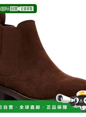 自营Steve Madden Leopold Boots Women Brown Suede Round Toe A