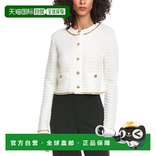 Cotton Textured Cecilia 美国 Jacket white Knit 自营Toccin