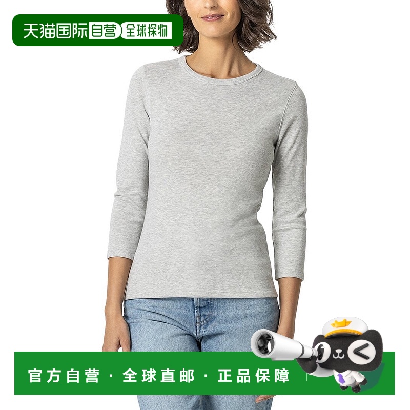 自营 Lilla P 薄 Crewneck 衬衫 - 灰色 美国奥莱直发