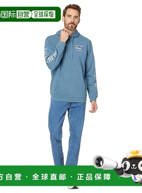 1h可退 香港直邮潮奢 Salty Crew 男士 Bruce 抓绒兜帽 grey灰色