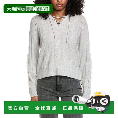 自营Brodie Cashmere Cable Fringe Polo Wool & Cashmere-Blend