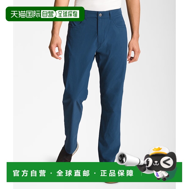自营The North Face Sprag Pants男式长款蓝色常规直筒裤PHC144-