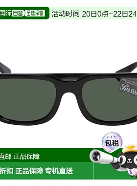 自营Persol Green Rectangular Men's Sunglasses PO3271S 95/31