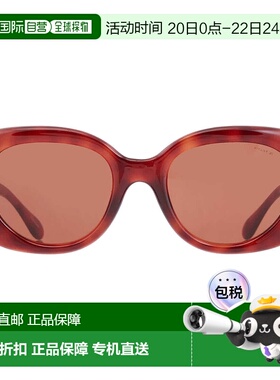 自营Coach Brown Oval Ladies Sunglasses HC8391U 577473 53 - m