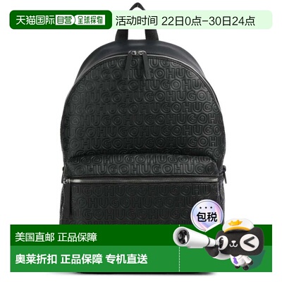 自营hugo bossHugo Men's Ethon 2.0 Faux Leather Backpack, Bla