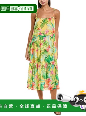 自营 La Blanca Calypso Midi连衣裙-黄色 美国奥莱直发