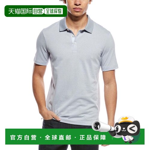 自营Theory Button Polo Shirt - white 美国奥莱直发男装