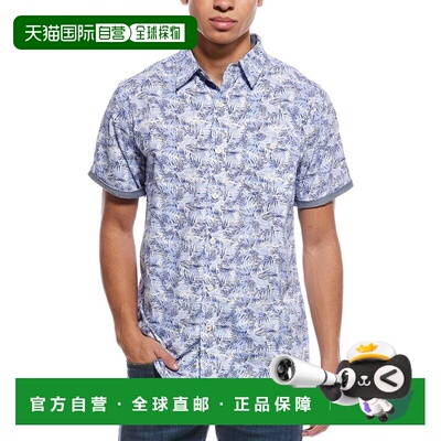 自营WEATHERPROOF VINTAGE Poplin Shirt - blue 美国奥莱直发