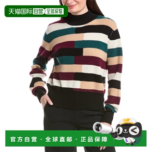 Sleeve 自营Elie Balloon Cashmere Sweater Neck Tahari Mock