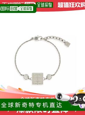 【美国直邮】givenchy 通用 手镯纪梵希银色手链水晶