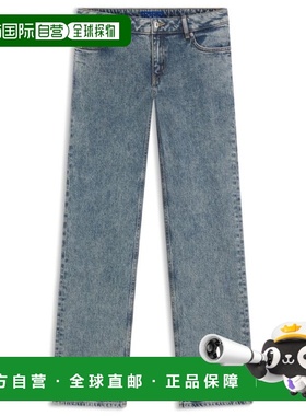 自营hugo bossBlue boot-cut jeans in stretch denim - blue 美