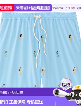 自营J.McLaughlin Blue Bruce Swim Short - blue 美国奥莱直发