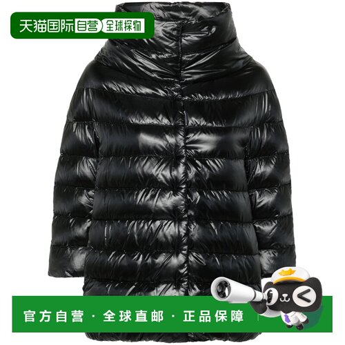 自营herno轻大号鹅绒填充河豚夹克-黑色 美国奥莱直发