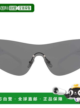 自营Versace Dark Grey Shield Men's Sunglasses VE2280 100087