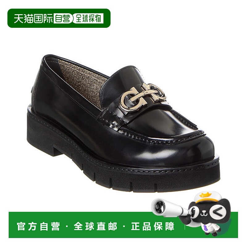 自营salvatore ferragamoFerragamo Ofelia Lug Leather Loafer -