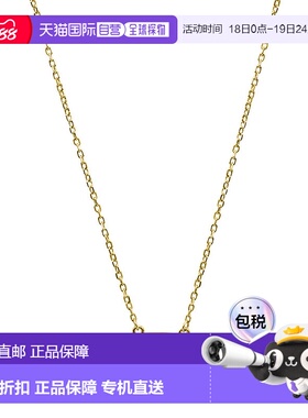 自营 Adornia 九月生日石项链蓝宝石 14k 黄金镀银 - 黄色 - 二月