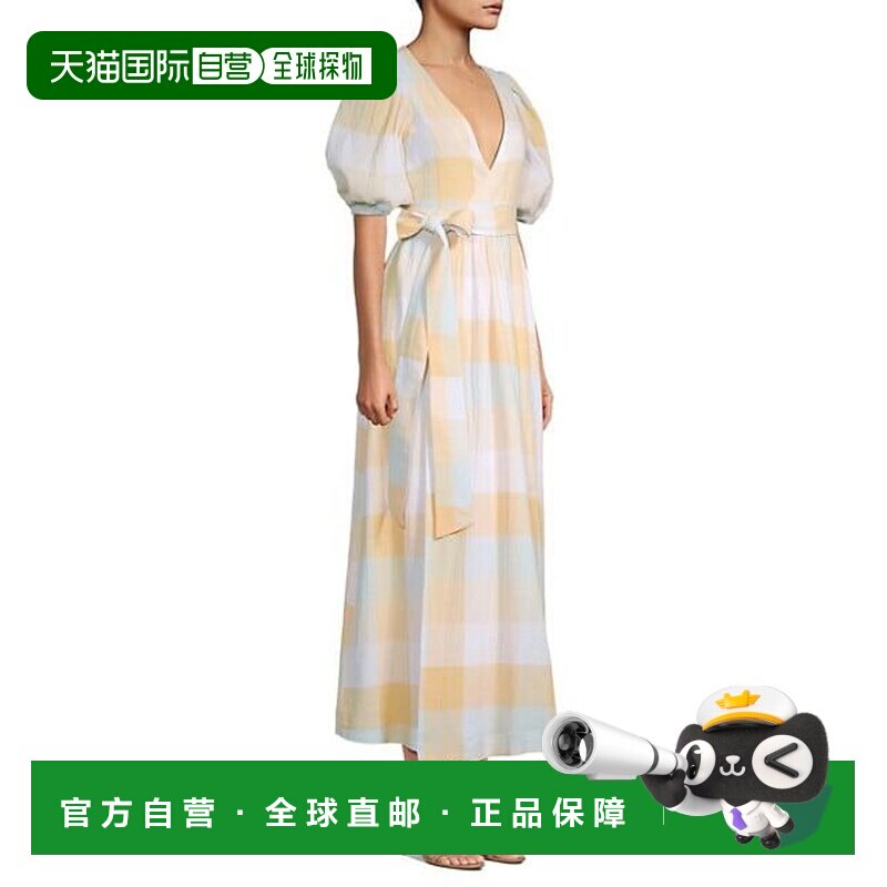 美国直邮Significant Other 女士连衣裙长裙短袖中长