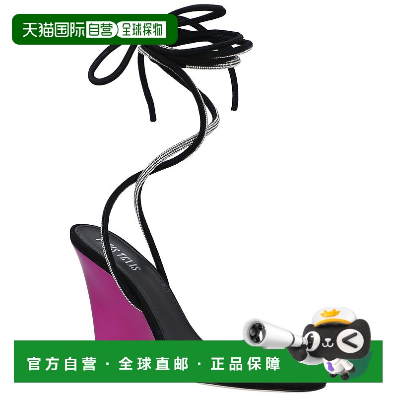 自营 Paris Texas Willow 皮革凉鞋 - 黑色 美国奥莱直发