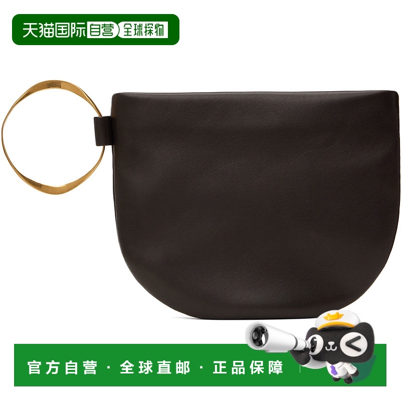 1h可退 香港直邮潮奢 The Row 女士 棕色 Geo Bracelet 手拿包 W1