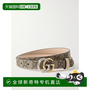 古驰 香港直邮潮奢 腰带 1h可退 MARMONT双面窄版 女士 Gucci