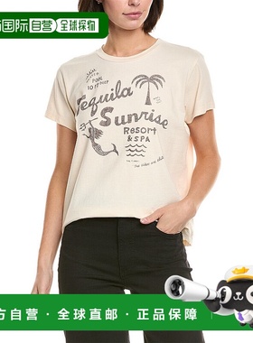 自营MOTHER The Boxie Goodie Goodie T-Shirt - white 美国奥莱