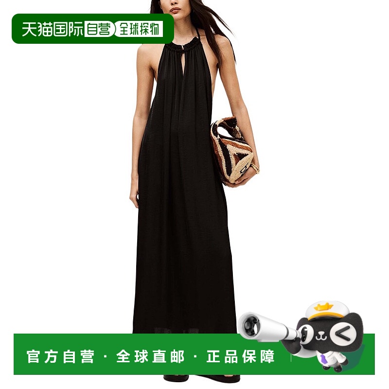 自营ba&sh Solal连衣裙-黑色 美国奥莱直发