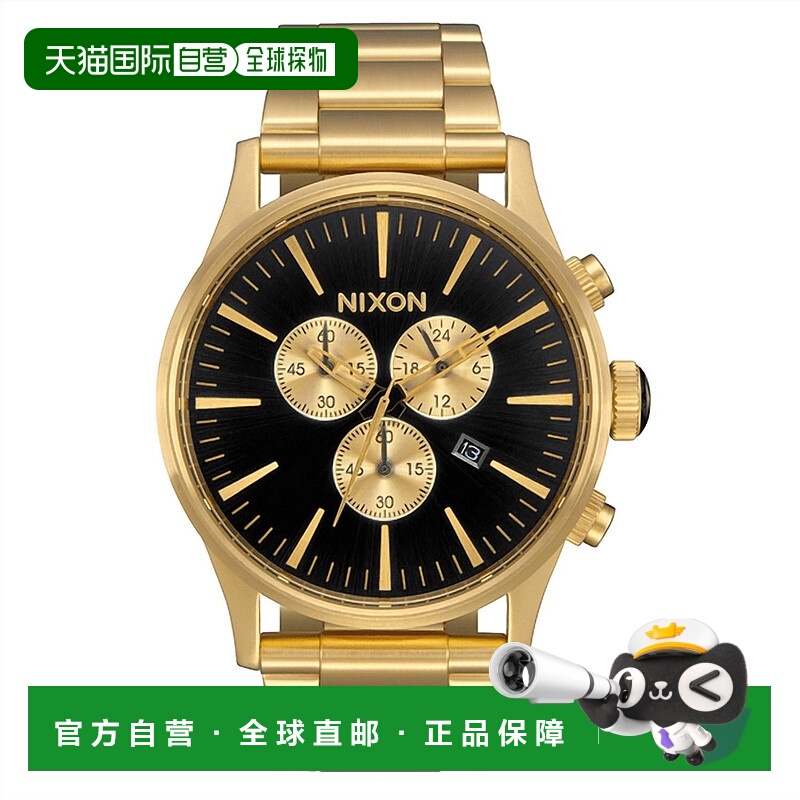 自营nixonMen's Sentry Chrono Japanese Movement Watch In All