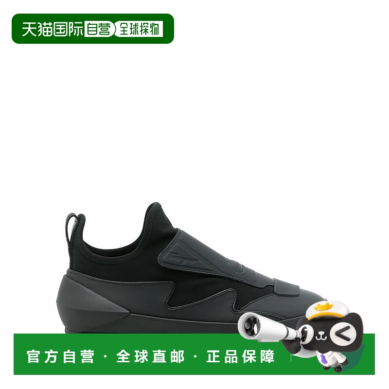 自营salvatore ferragamoFerragamo Leather Sock Style Sneakers