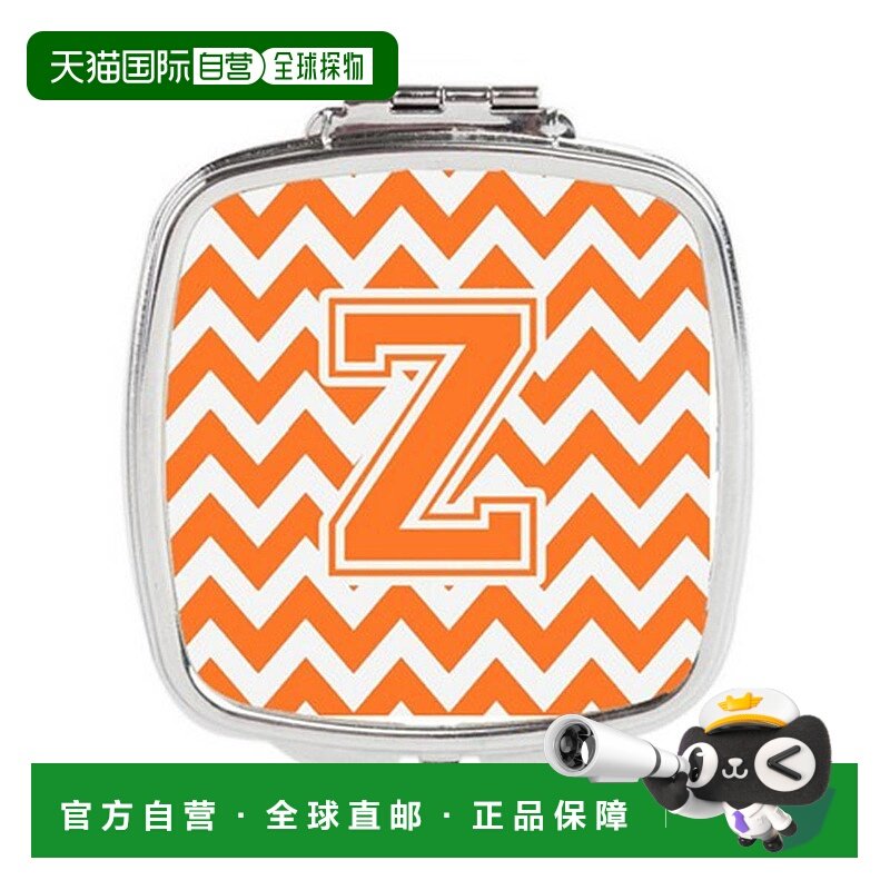 自营 Carolines Treasures CJ1046-ZSCM 字母 Z 雪佛龙橙色正品